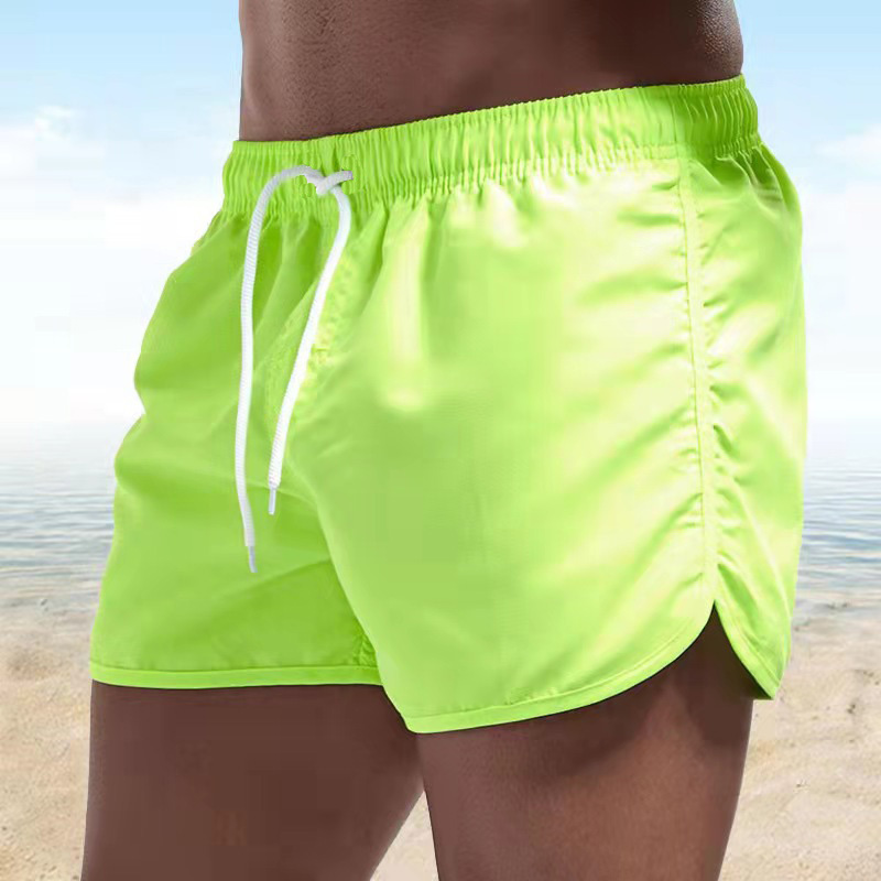 Men's 2026 Solid Drawstring Br - Trunks Board Surf 评论和价格