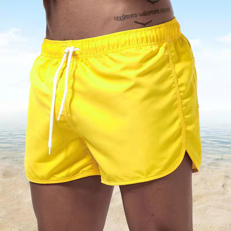 Men's 2026 Solid Drawstring Br - Trunks Board Surf 评论和价格