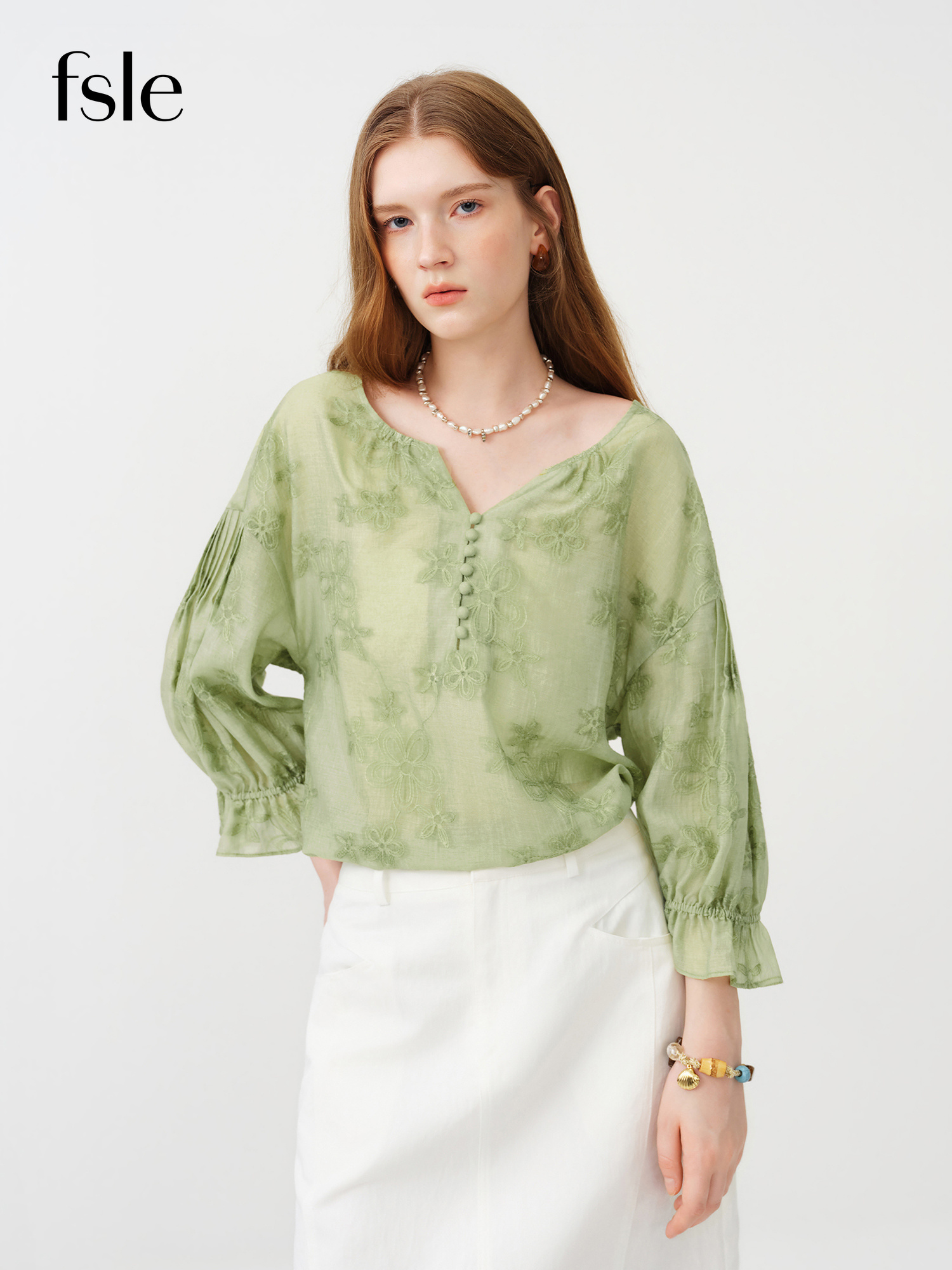 FSLE 2026 Summer Women's Relax - Resort Shirt Floral 评论和价格