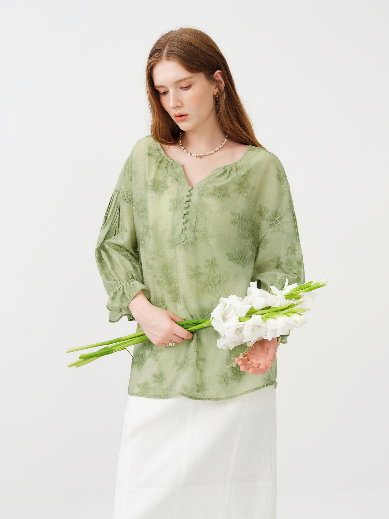 FSLE 2026 Summer Women's Relax - Resort Shirt Floral 评论和价格