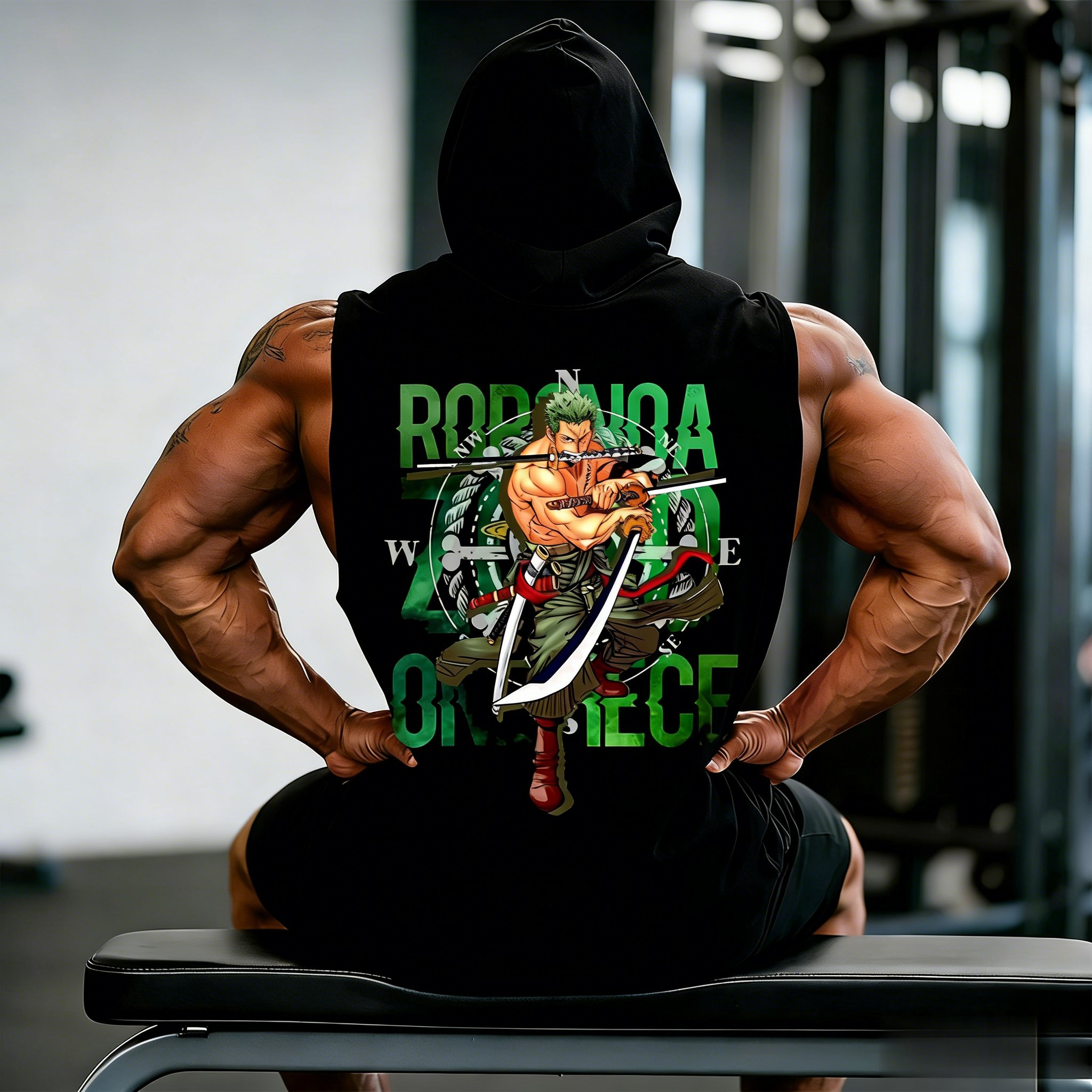 One Piece Zoro Roronoa Anime W - Tank Top Muscle 评论和价格