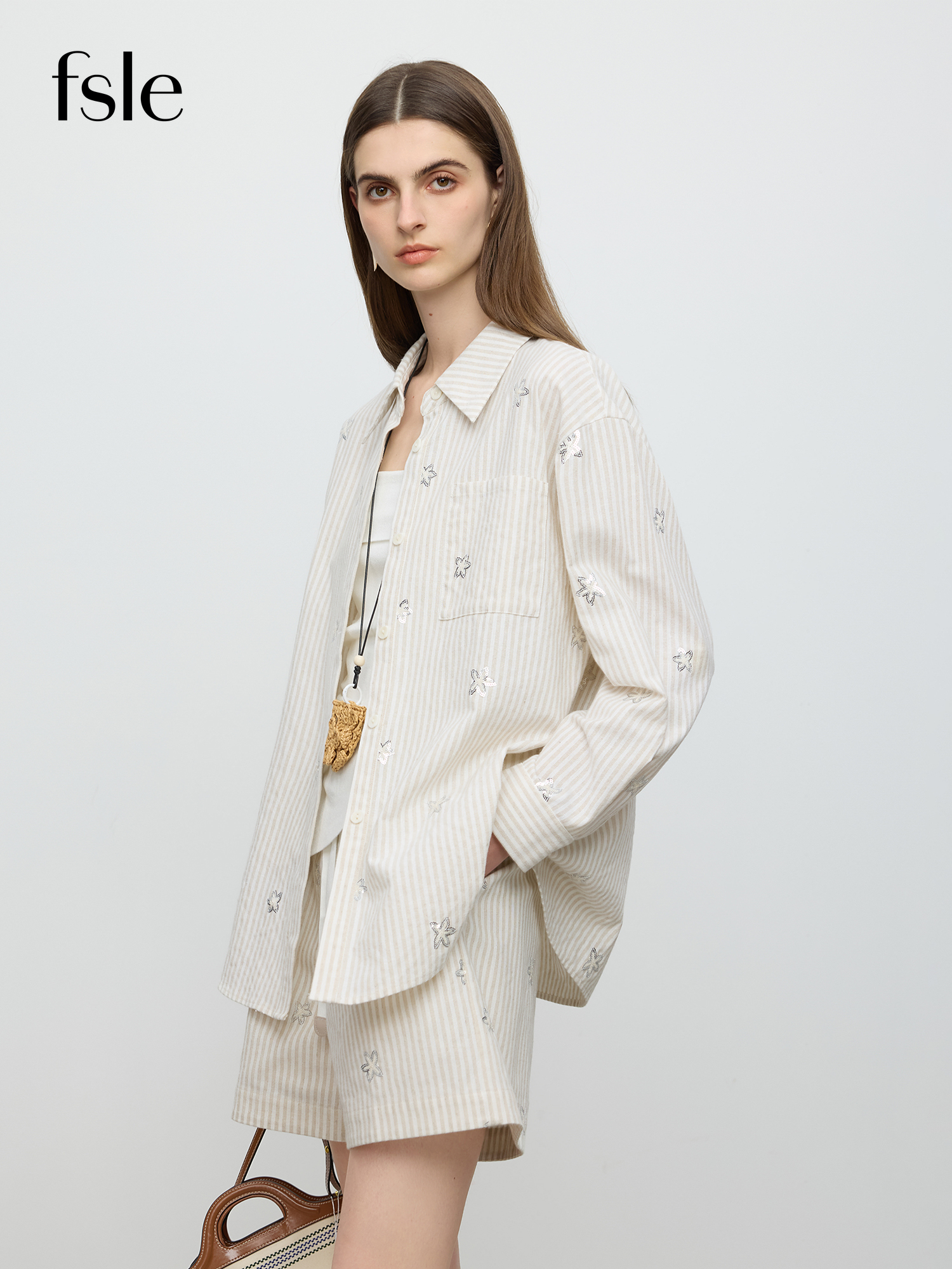 FSLE【Premium Series】 2025 Summ - Linen Shirt Breathable 评论和价格