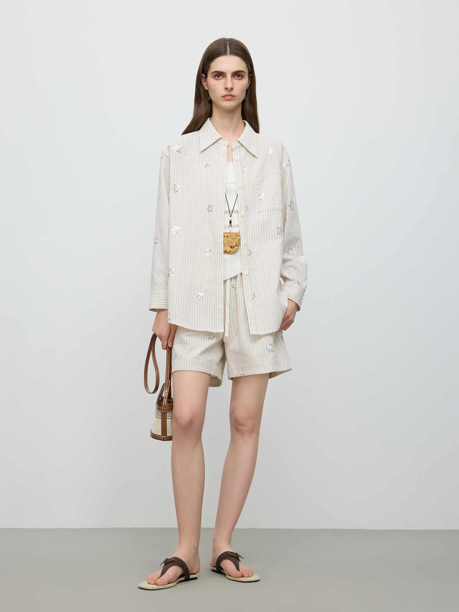 FSLE【Premium Series】 2025 Summ - Linen Shirt Breathable 评论和价格