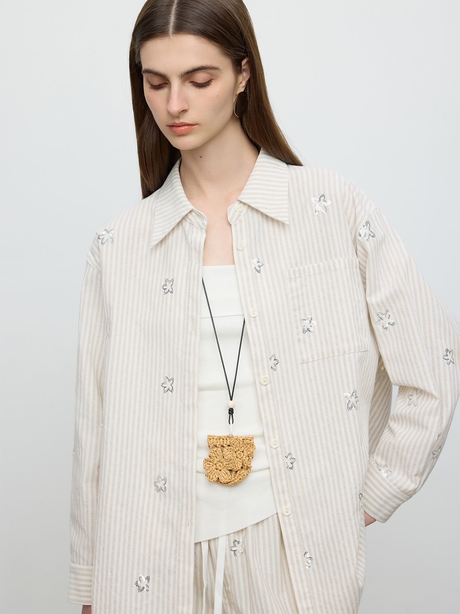FSLE【Premium Series】 2025 Summ - Linen Shirt Breathable 评论和价格