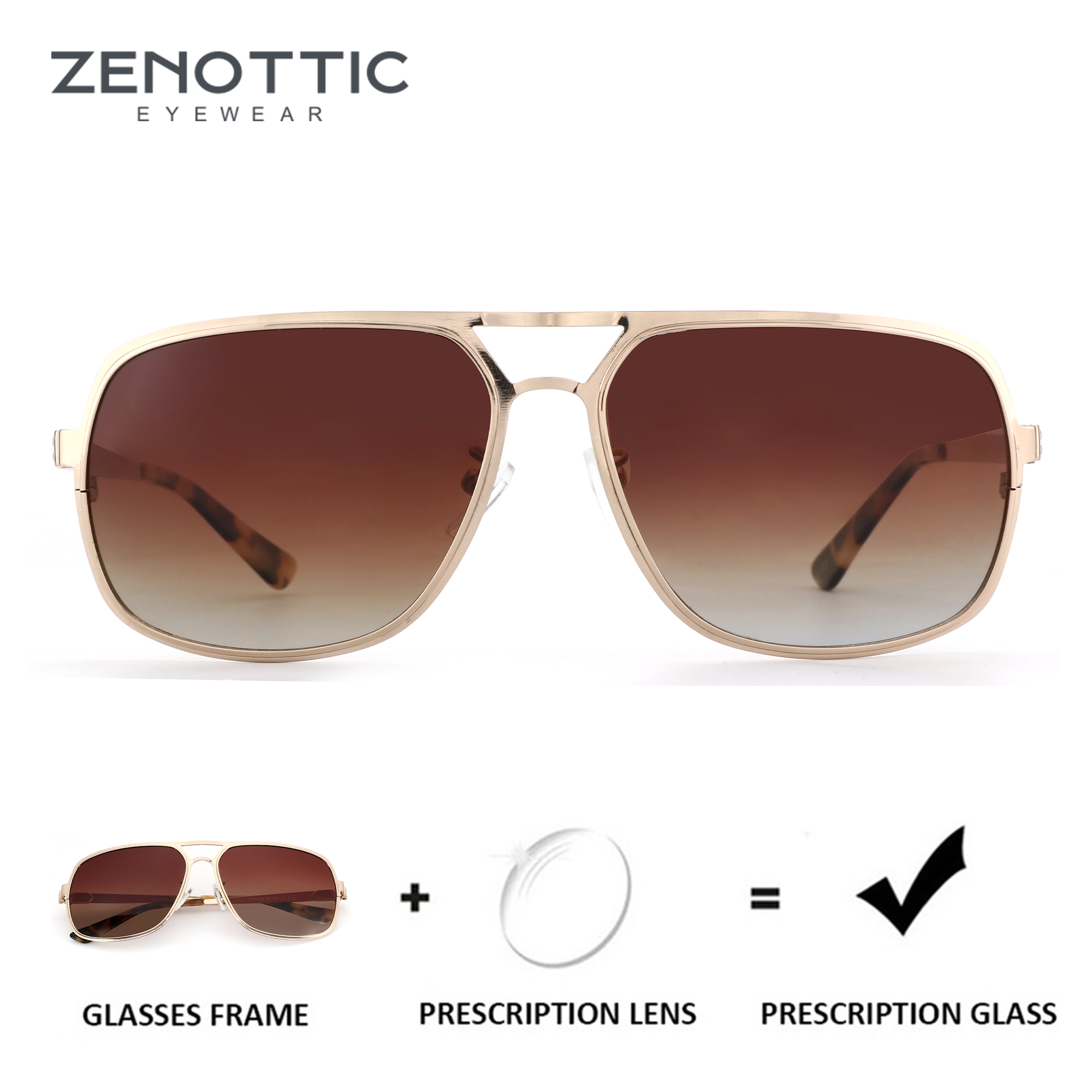 ZENOTTIC（XL Size）High Quilty M - Sunglasses Aviator Polarized 评论和价格