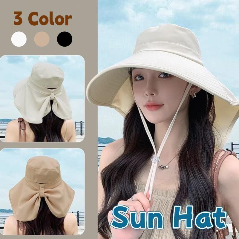 Outdoor UV Anti Neck Protectio - Bucket Hat Straw 评论和价格