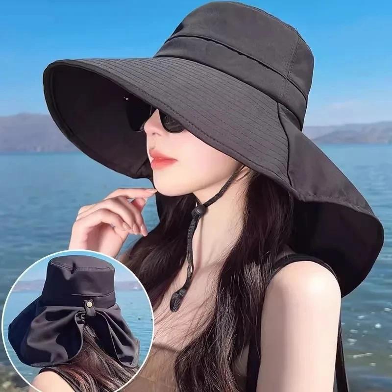 Outdoor UV Anti Neck Protectio - Bucket Hat Straw 评论和价格