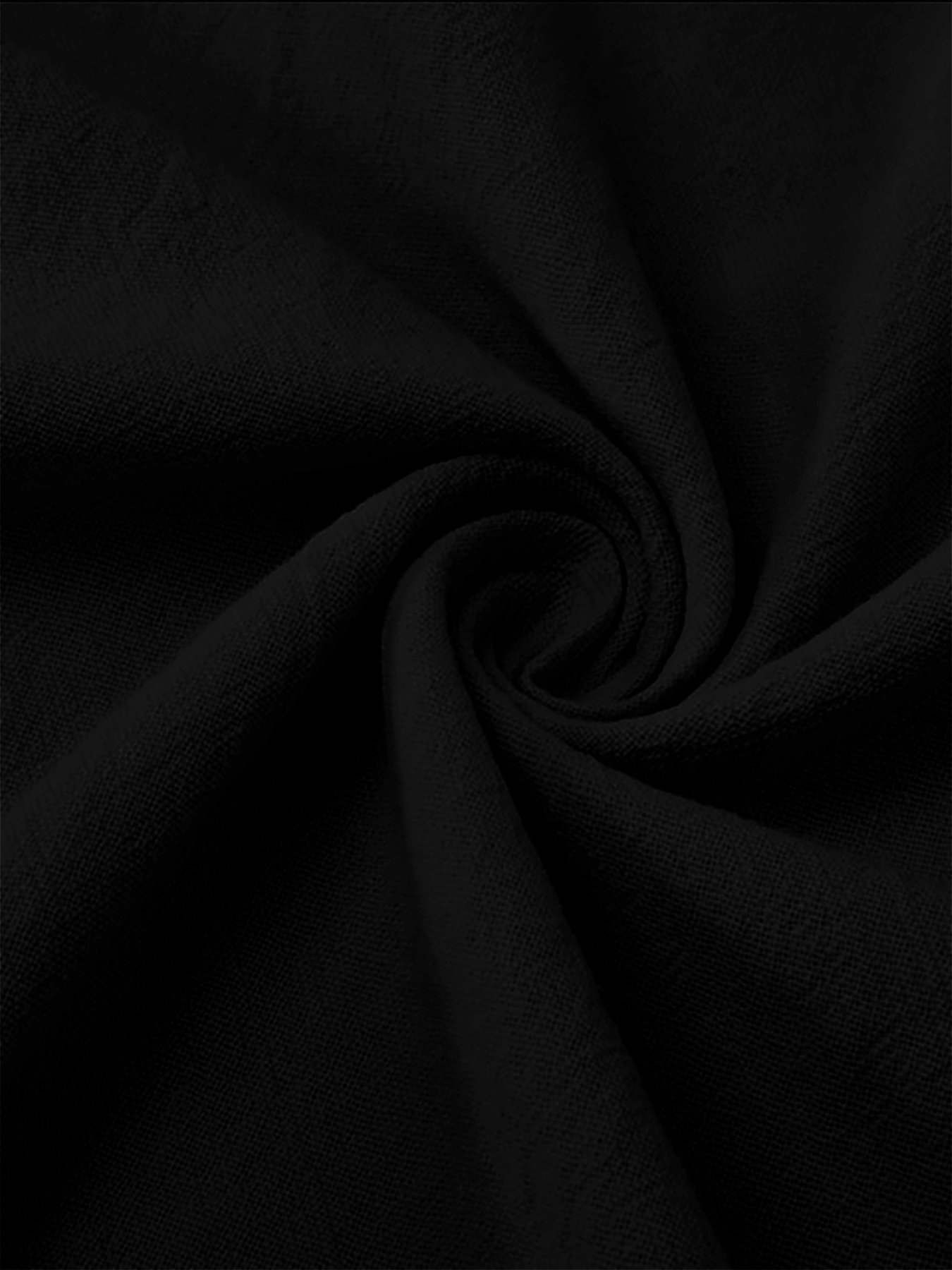 Elegant Black Henley Short-Sle - Linen Shirt Breathable 评论和价格