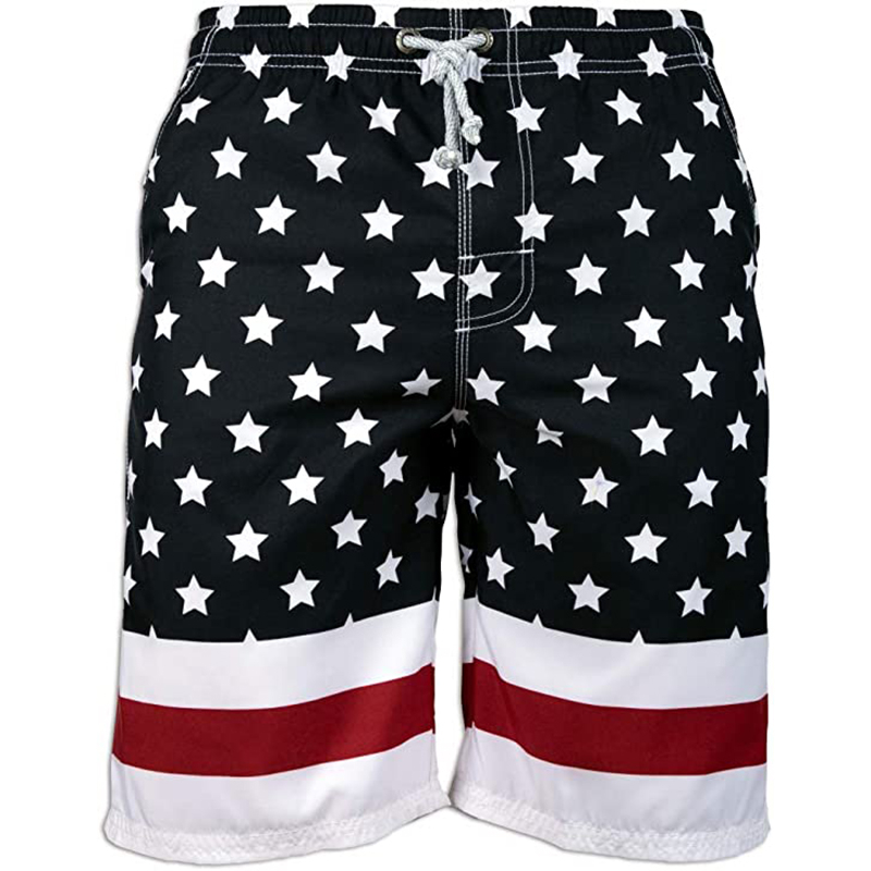Men Board Shorts Summer Quick  - Trunks Board Surf 评论和价格