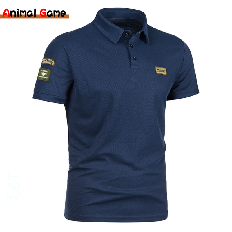 Korean Solid Color Men's Polo  - Polo Shirt Pique 评论和价格