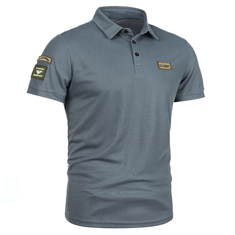 Korean Solid Color Men's Polo  - Polo Shirt Pique 评论和价格