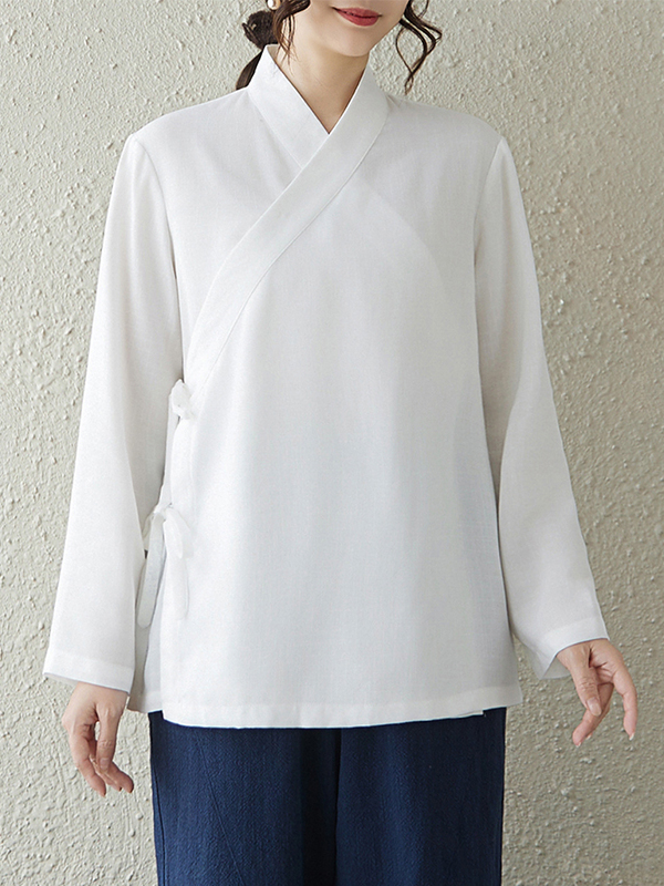 Spring Large Size Cotton Linen - Linen Shirt Breathable 评论和价格
