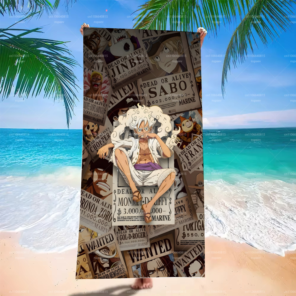 Retro Pirate Wanted Bounty Lar - Beach Towel Large 评论和价格
