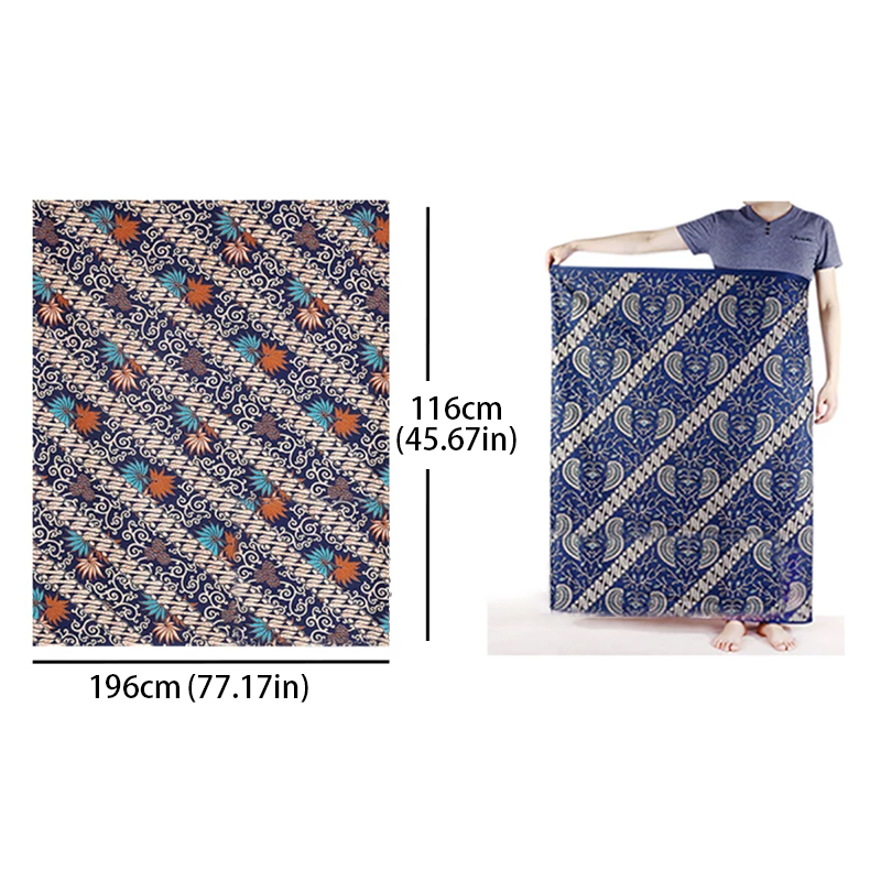 Batik Print Beach Sarong Wrap  - Sarong Men Wrap 评论和价格