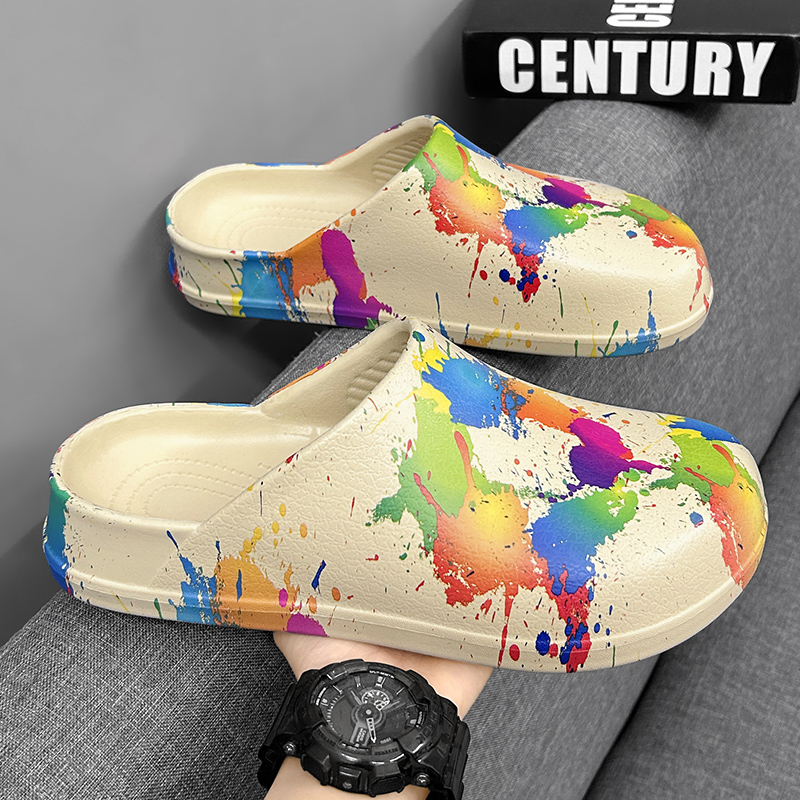 Men Women Graffiti Clogs EVA S - Espadrille Slip On 评论和价格