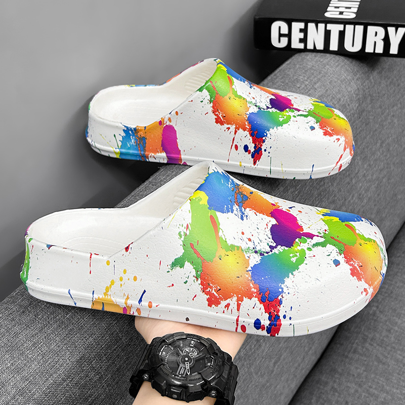 Men Women Graffiti Clogs EVA S - Espadrille Slip On 评论和价格