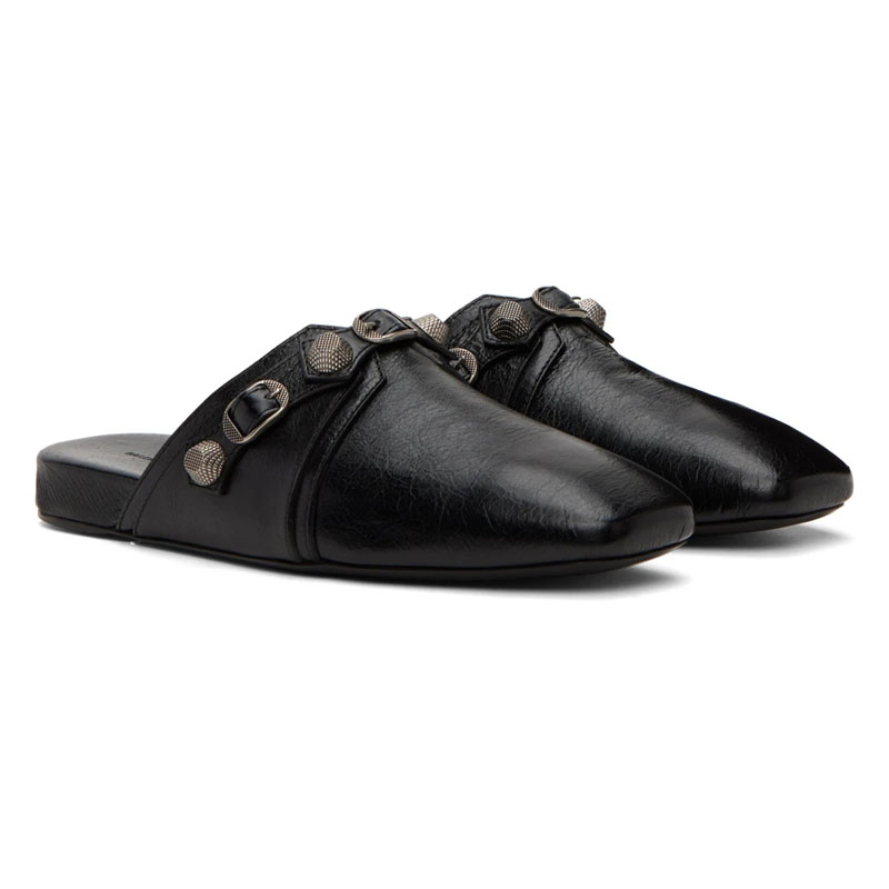 Black Soft Leather Square Toes - Espadrille Slip On 评论和价格