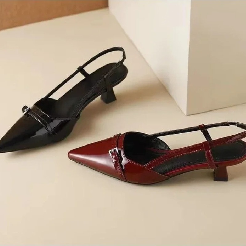Women Sandals Fashion Pointed  - Casual Sandal Leather 评论和价格