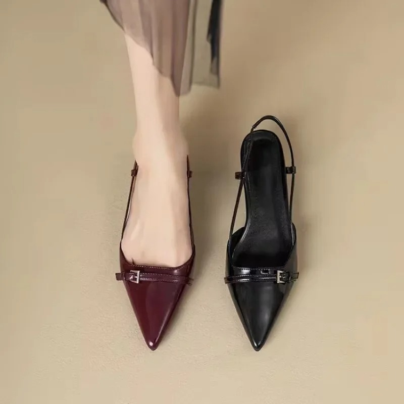 Women Sandals Fashion Pointed  - Casual Sandal Leather 评论和价格