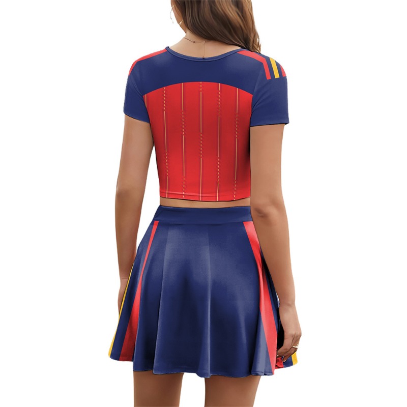 Adult Women's Spanish Football - Shirt Camp Collar 评论和价格