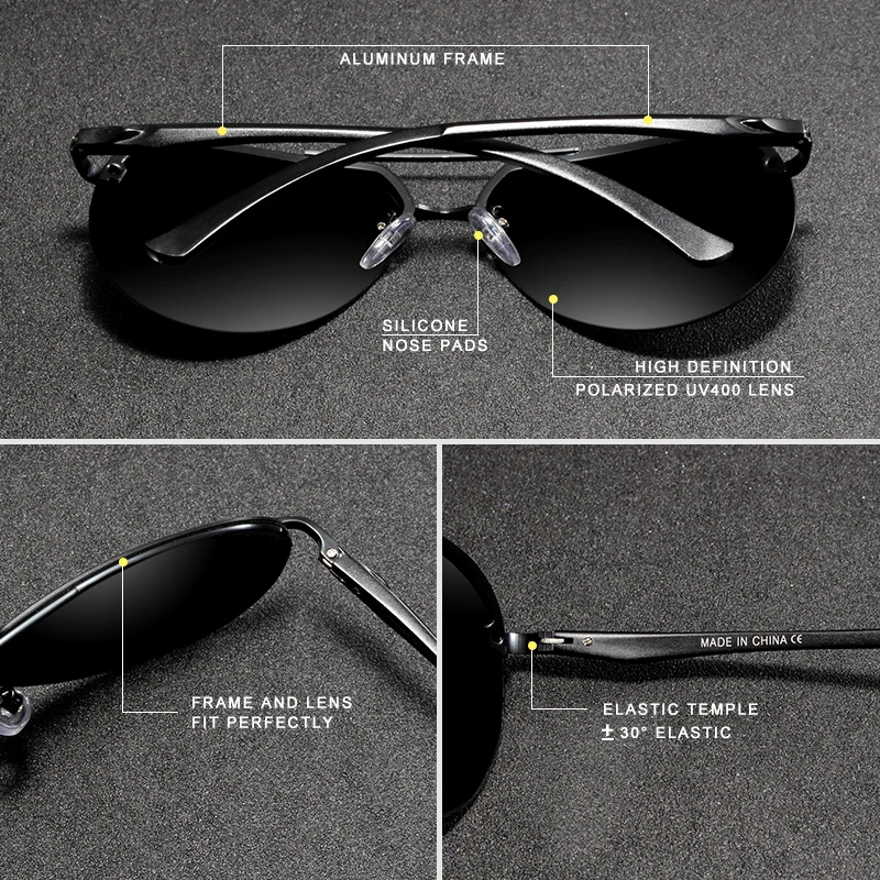 KINGSEVEN  Rimless Pilot Sungl - Sunglasses Aviator Polarized 评论和价格
