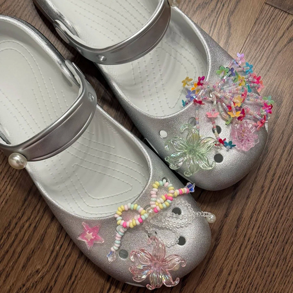Summer New Silver Slip-on Clog - Espadrille Slip On 评论和价格
