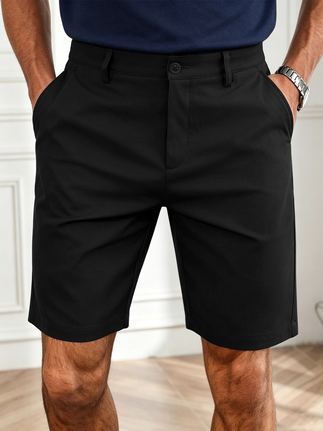 Men's Summer Stretch Chino Sho - Shorts Chino Slim 评论和价格