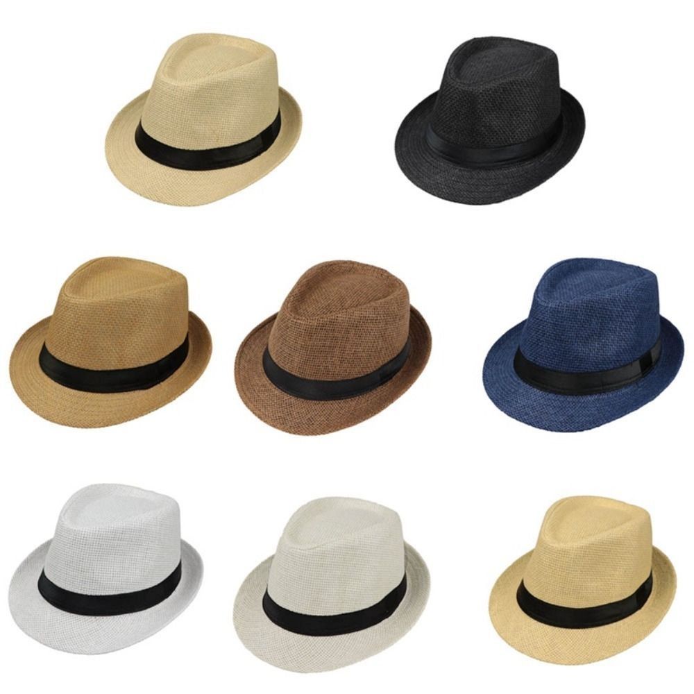 Summer Adjustable Cotton linen - Bucket Hat Straw 评论和价格