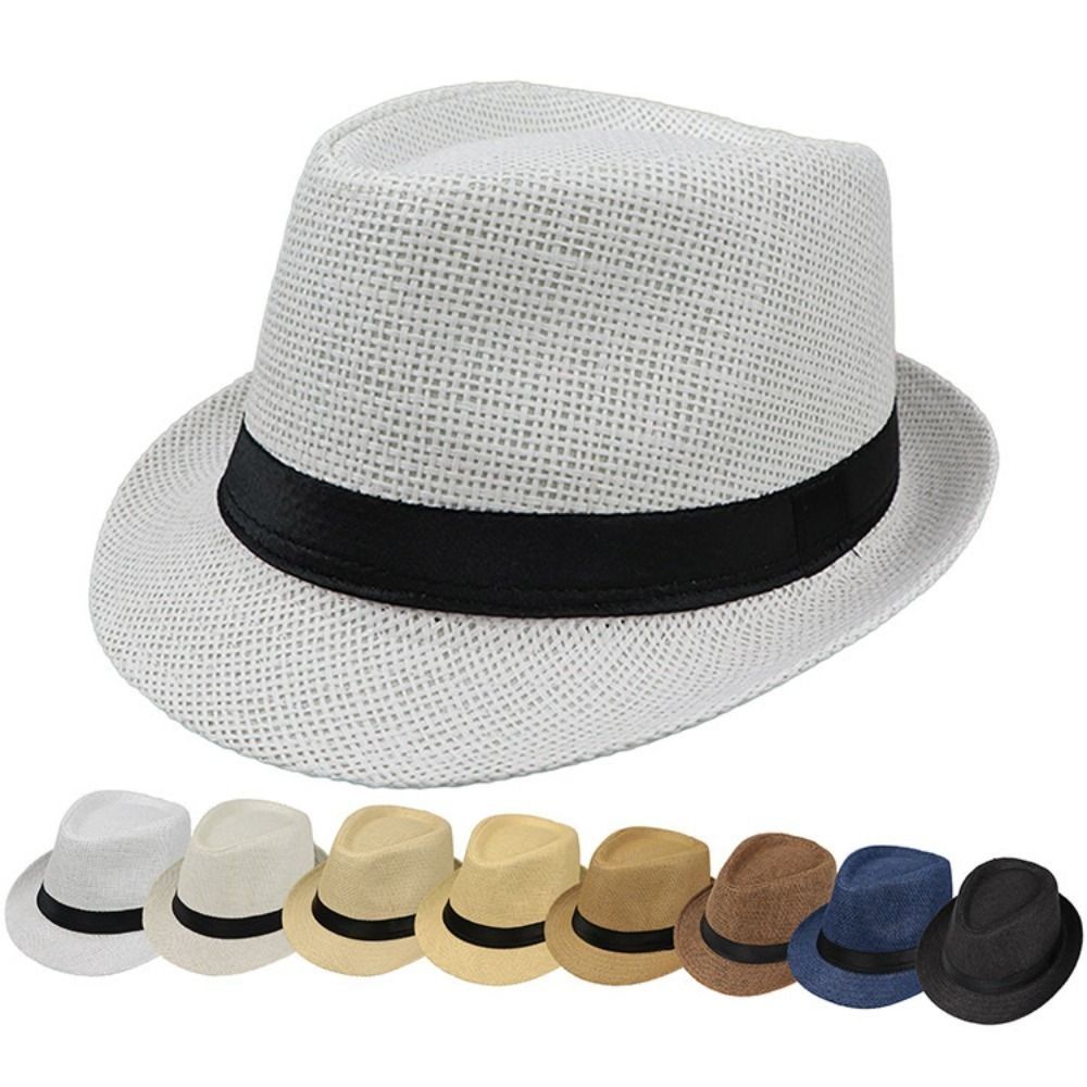 Summer Adjustable Cotton linen - Bucket Hat Straw 评论和价格