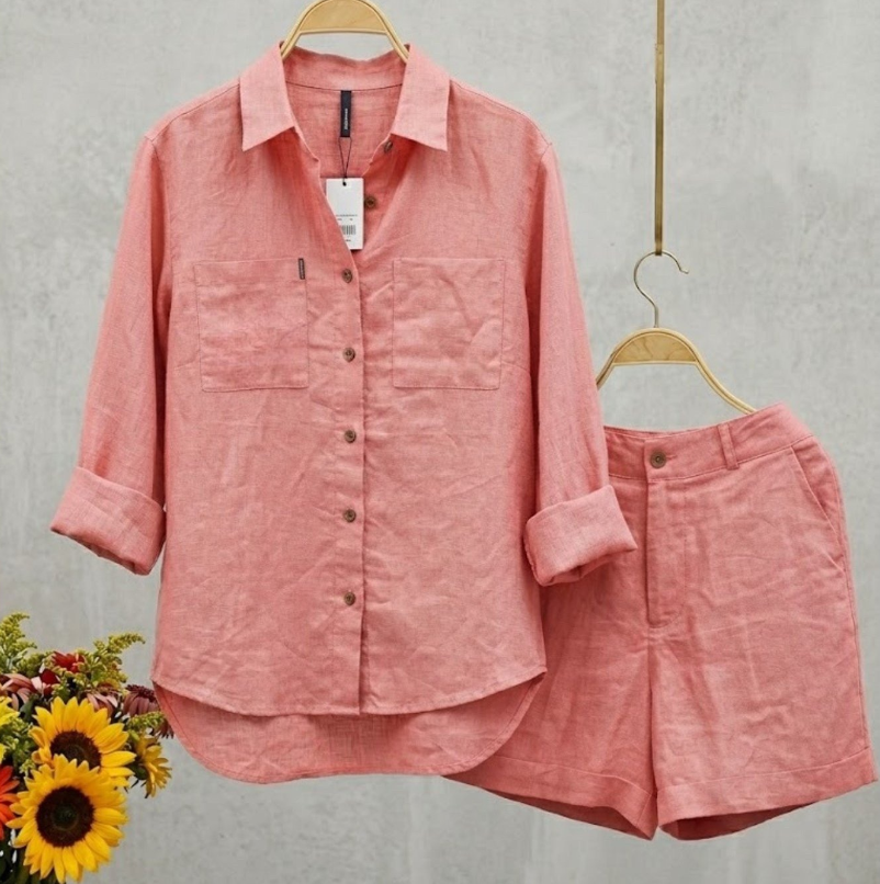 Summer Cotton Linen Casual Hom - Linen Shirt Breathable 评论和价格