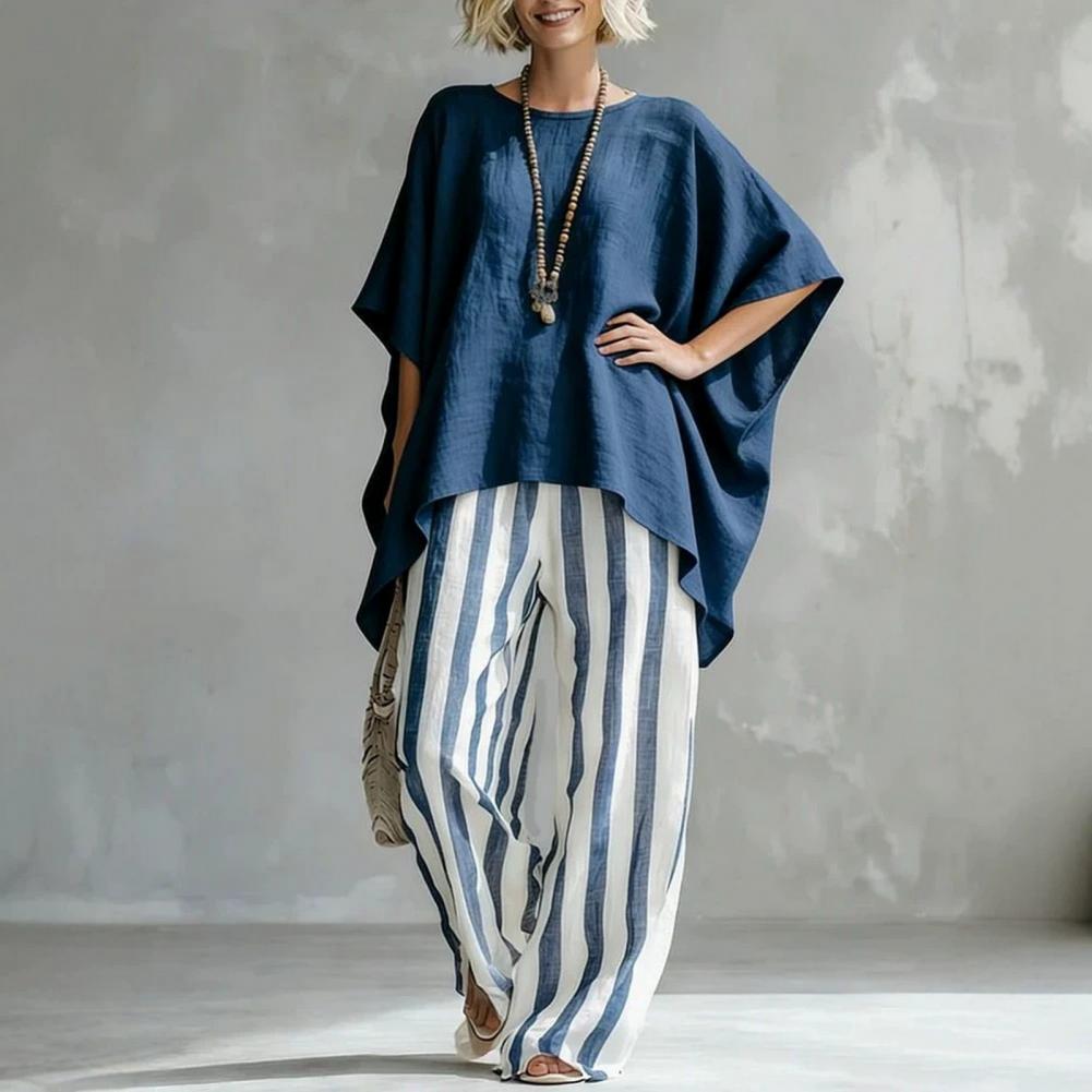 Cotton Linen Women T-shirt Pan - Linen Shirt Breathable 评论和价格