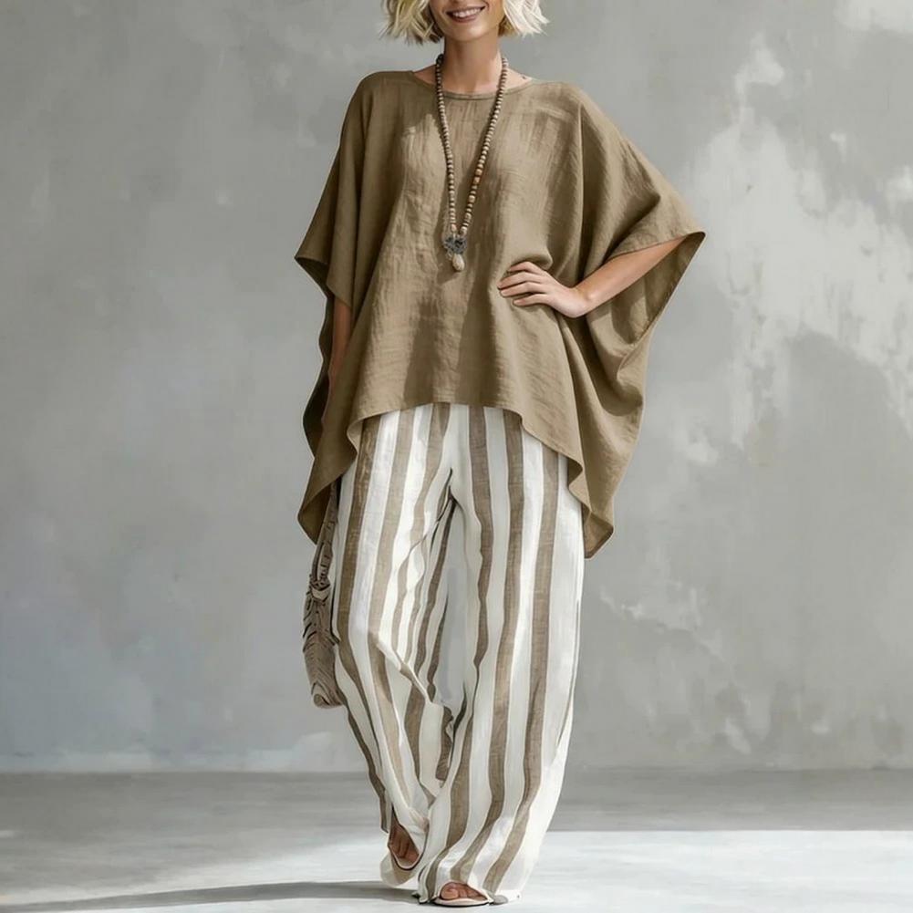 Cotton Linen Women T-shirt Pan - Linen Shirt Breathable 评论和价格