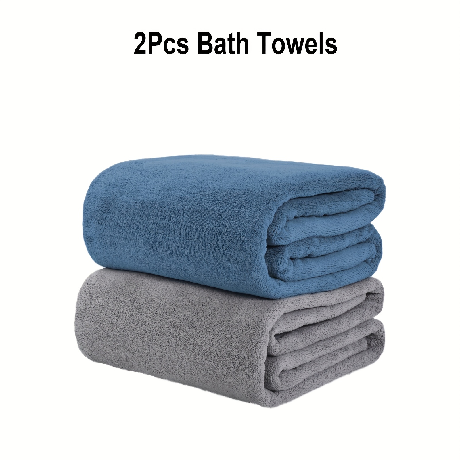 2/4pcs, Extra Large Bath Towel - Beach Towel Large 评论和价格