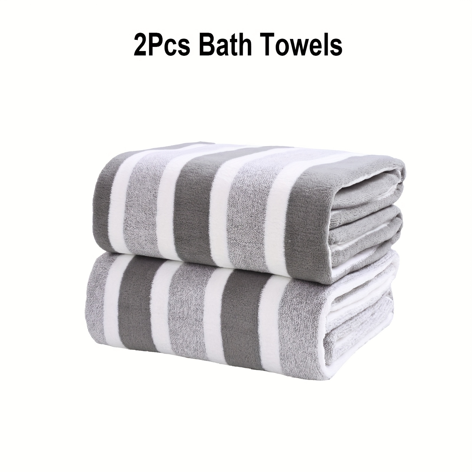 2/4pcs, Extra Large Bath Towel - Beach Towel Large 评论和价格