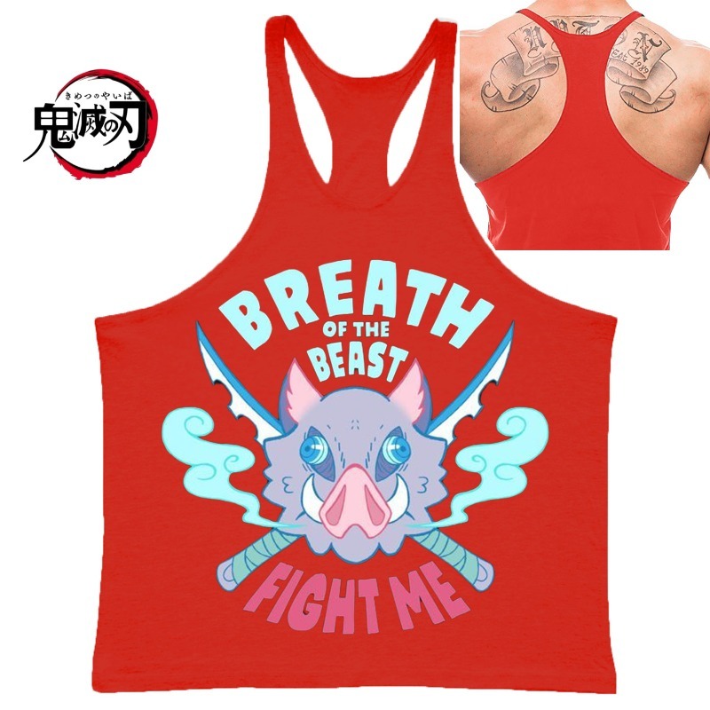 GYM Mens Tank Top Brand (Demon - Tank Top Muscle 评论和价格