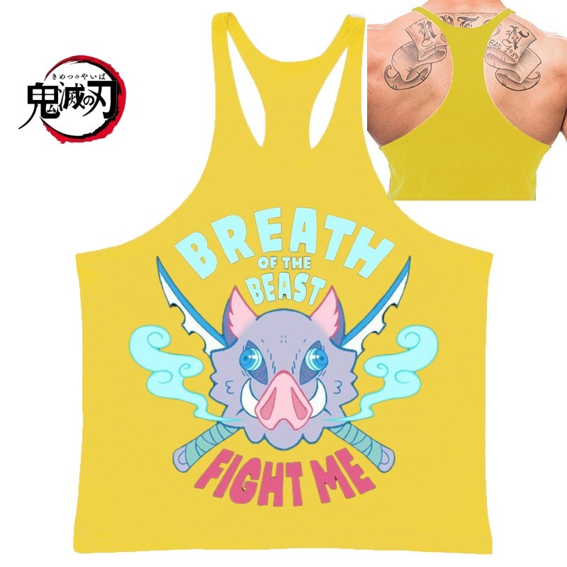 GYM Mens Tank Top Brand (Demon - Tank Top Muscle 评论和价格