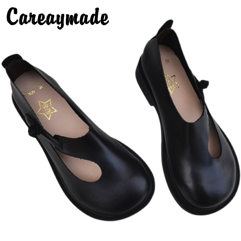 Careaymade-Genuine leather big - Casual Sandal Leather 评论和价格