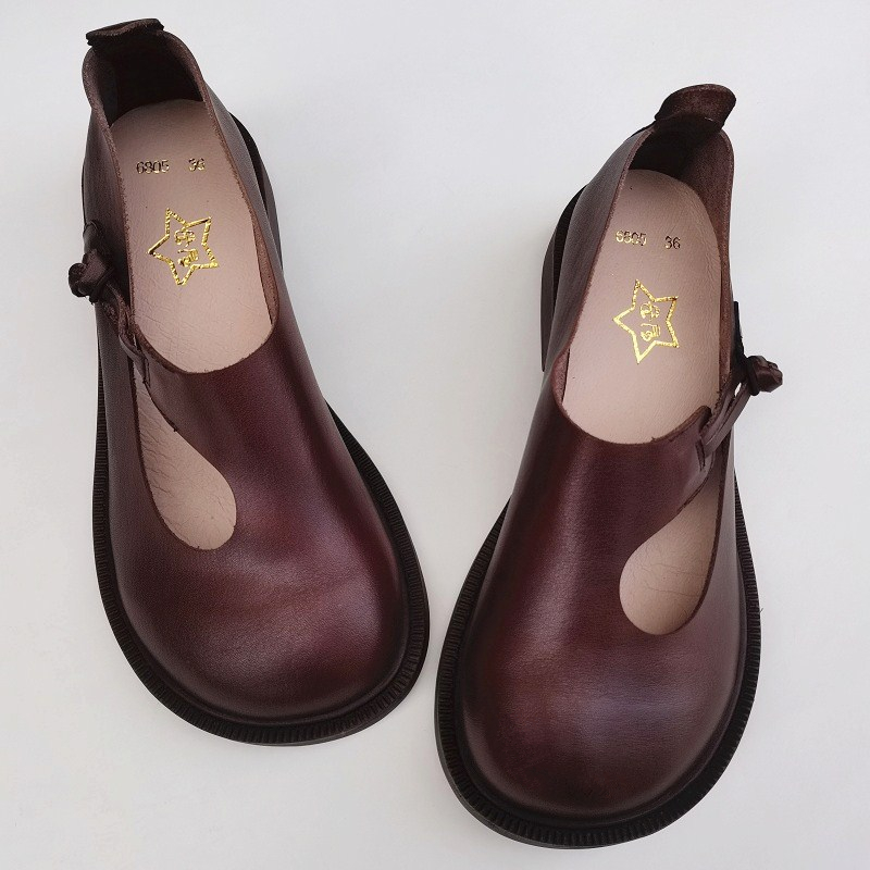 Careaymade-Genuine leather big - Casual Sandal Leather 评论和价格
