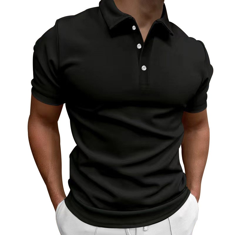Casual Slim Fit Shirt Short Sl - Polo Shirt Pique 评论和价格