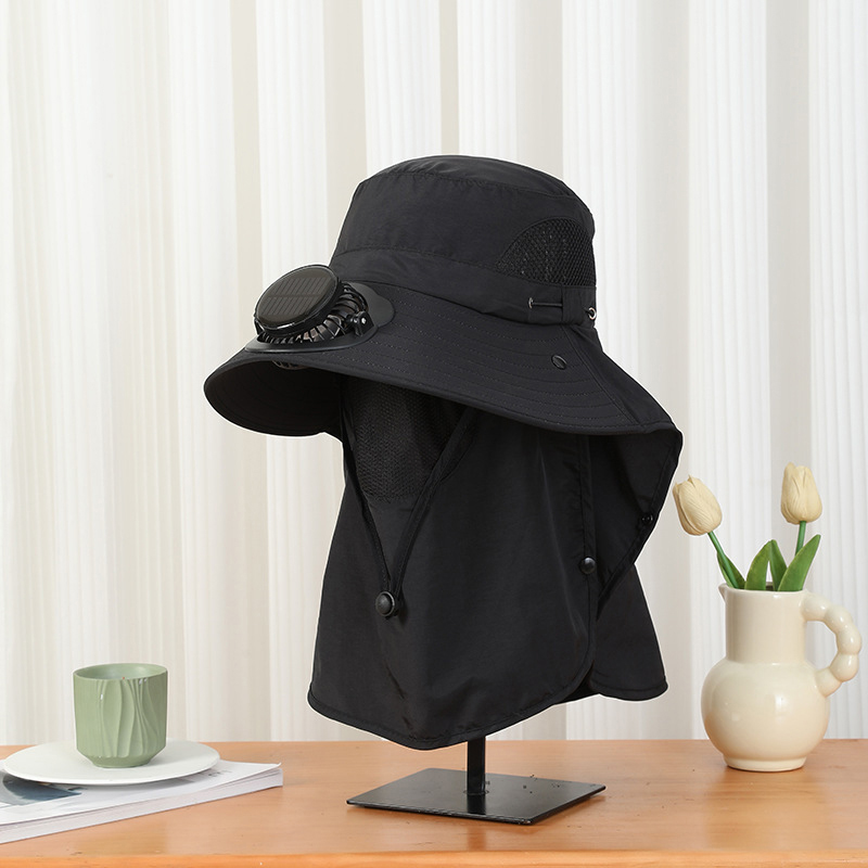 Men Wide Brim Solar Fan Hat wi - Bucket Hat Straw 评论和价格