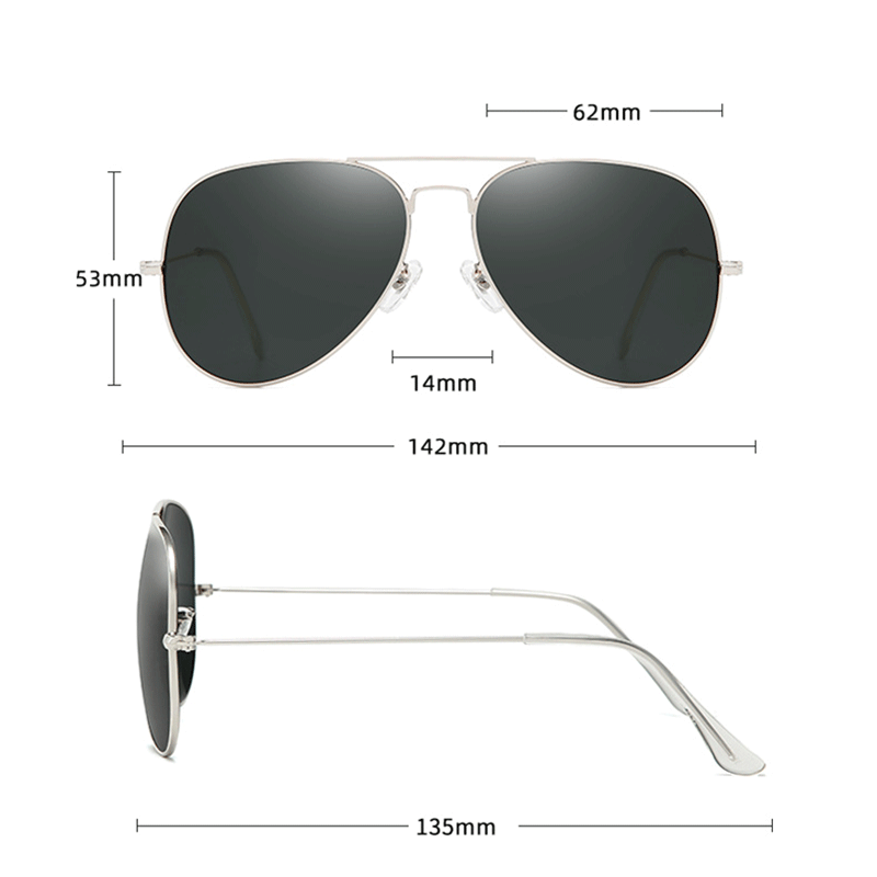 New Fashion Aviation Sunglasse - Sunglasses Aviator Polarized 评论和价格
