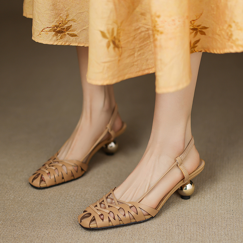 2026 Summer Designer High Heel - Casual Sandal Leather 评论和价格