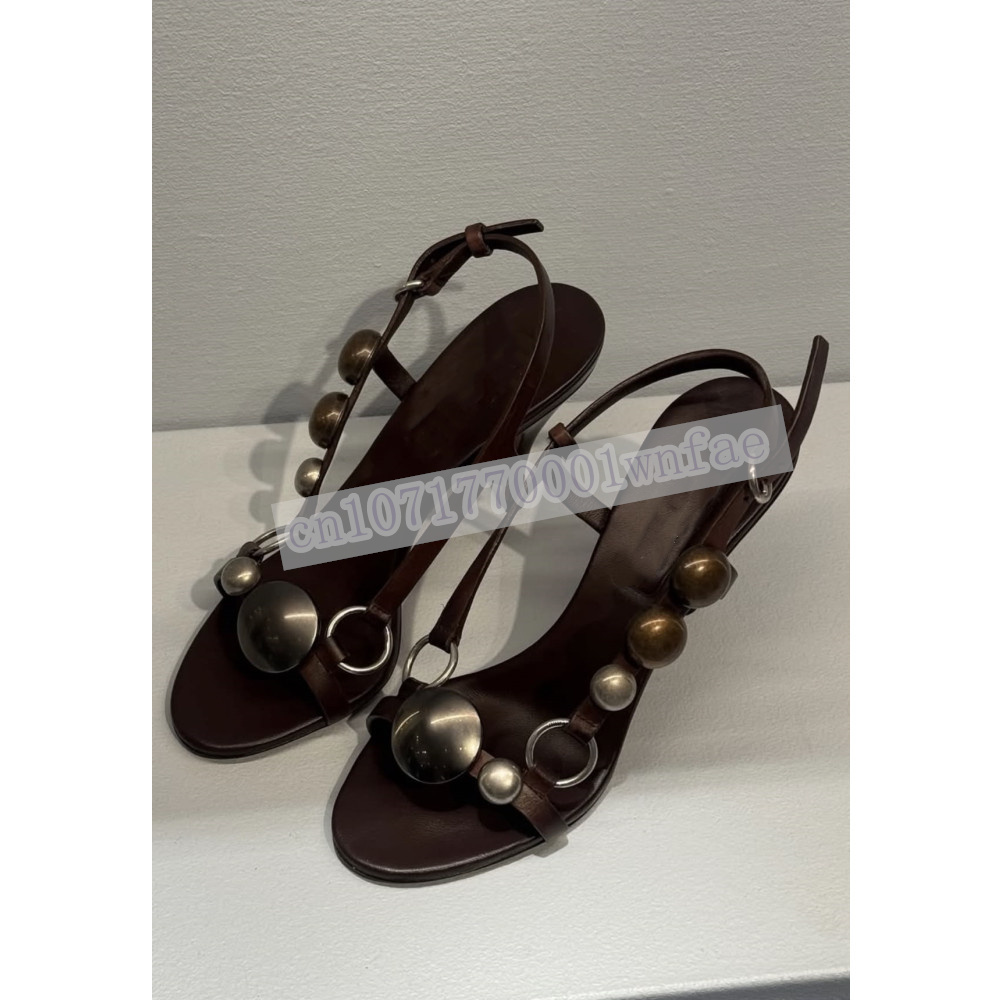 Women Brown Leather Slingback  - Casual Sandal Leather 评论和价格