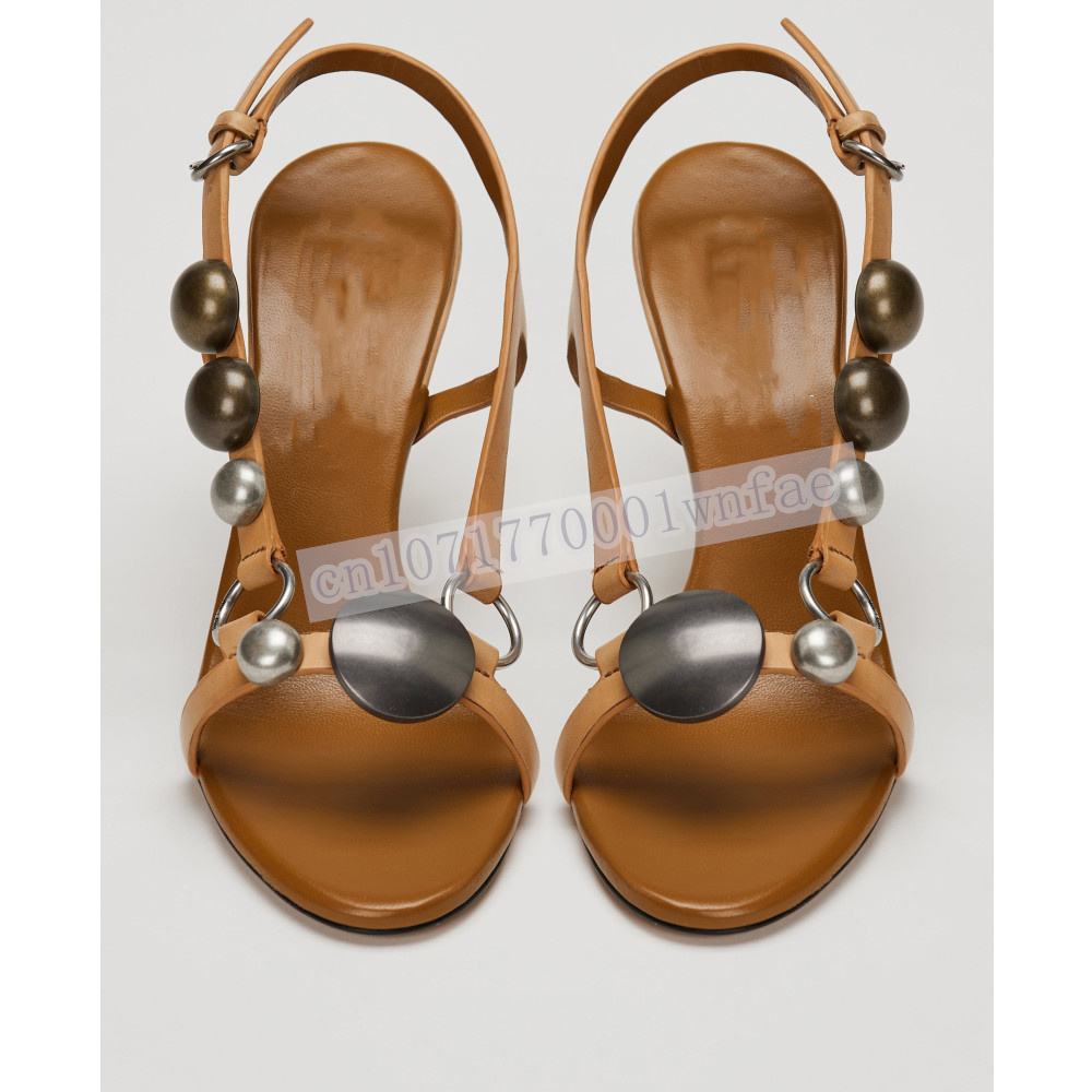 Women Brown Leather Slingback  - Casual Sandal Leather 评论和价格