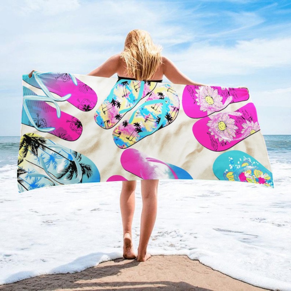 1PC Large Size Beach Blanket M - Beach Towel Large 评论和价格