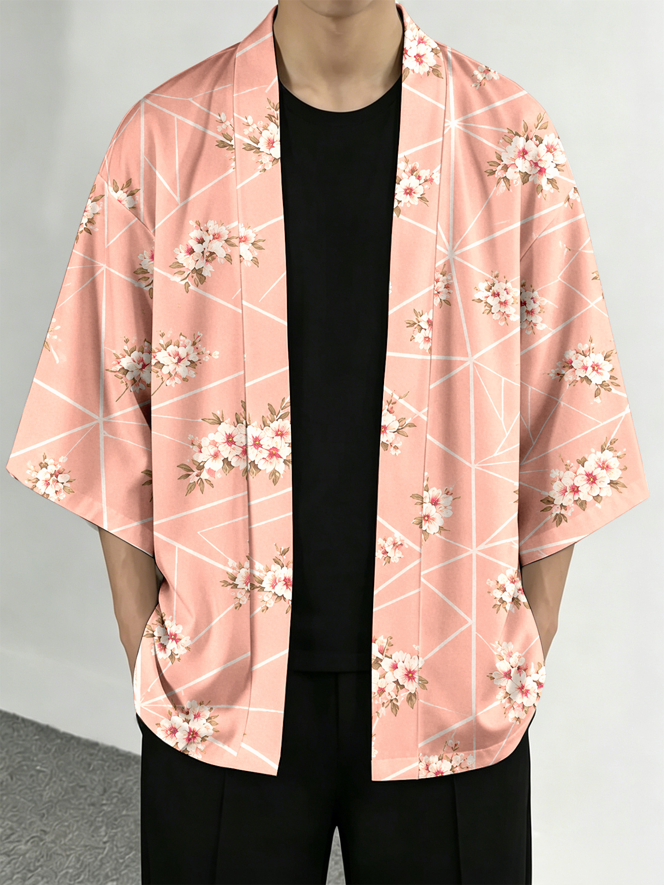 Men's casual top  Sakura Geome - Resort Shirt Floral 评论和价格