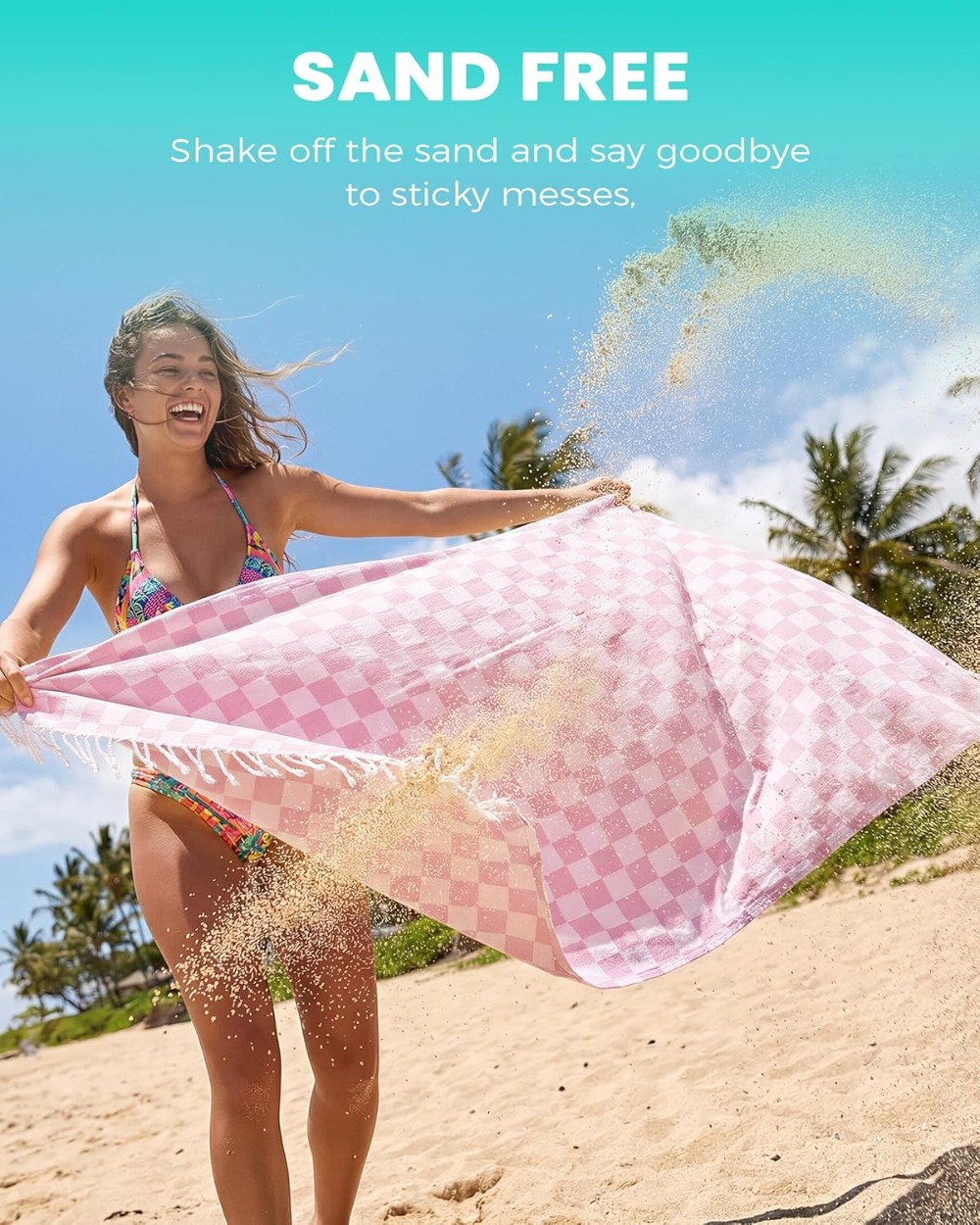 Travel Vacation Essentials Tur - Beach Towel Large 评论和价格
