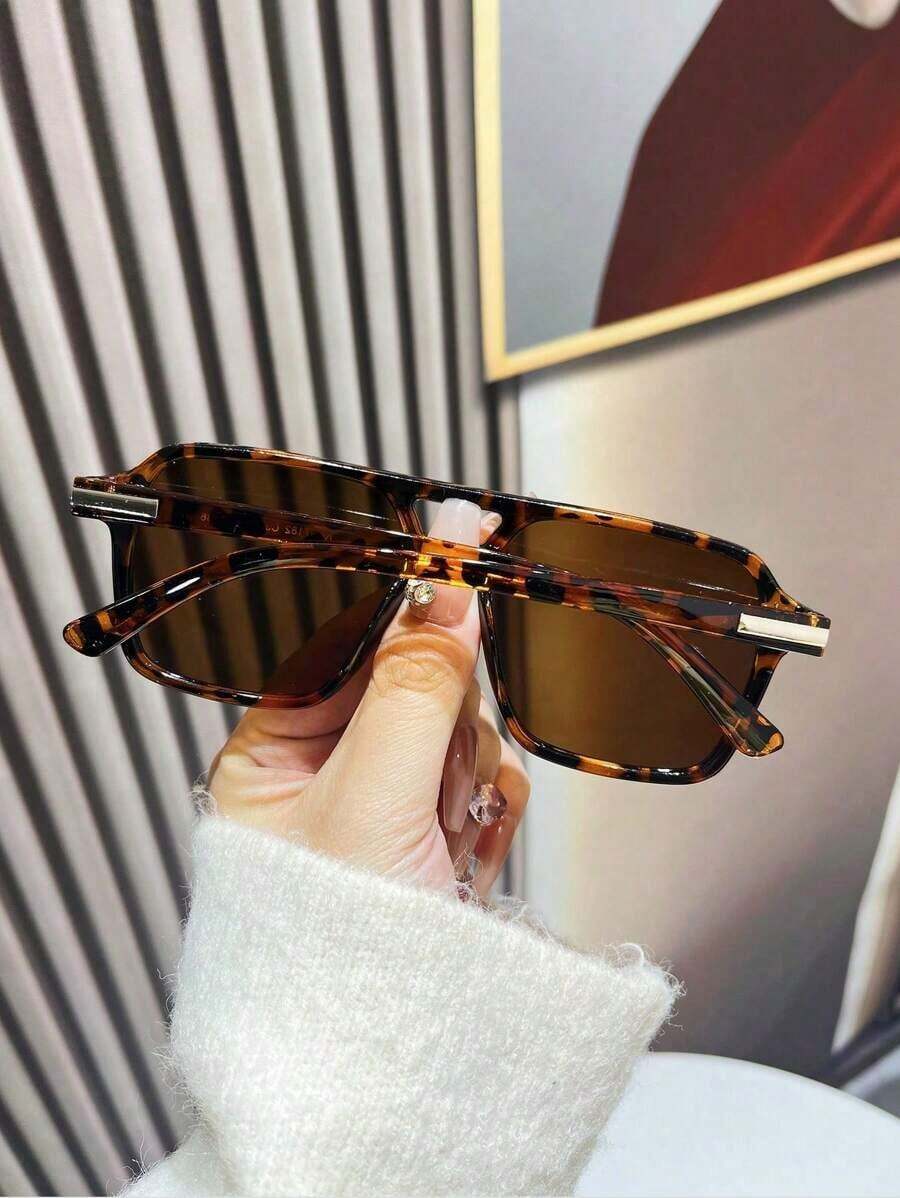 Fashion Double Bridge Aviator  - Sunglasses Aviator Polarized 评论和价格