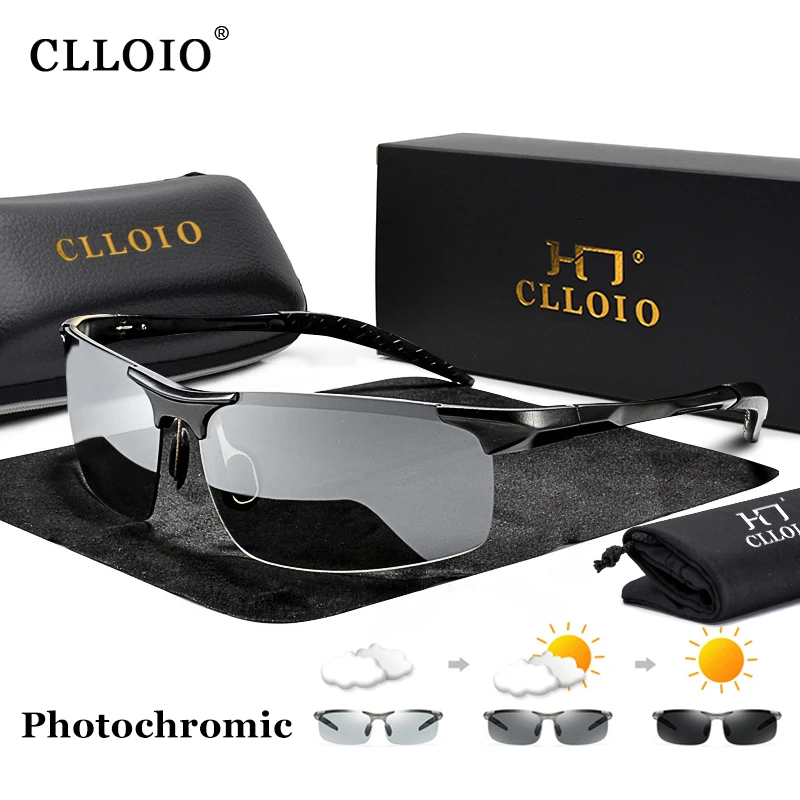 CLLOIO Aluminum Photochromic S - Sunglasses Aviator Polarized 评论和价格