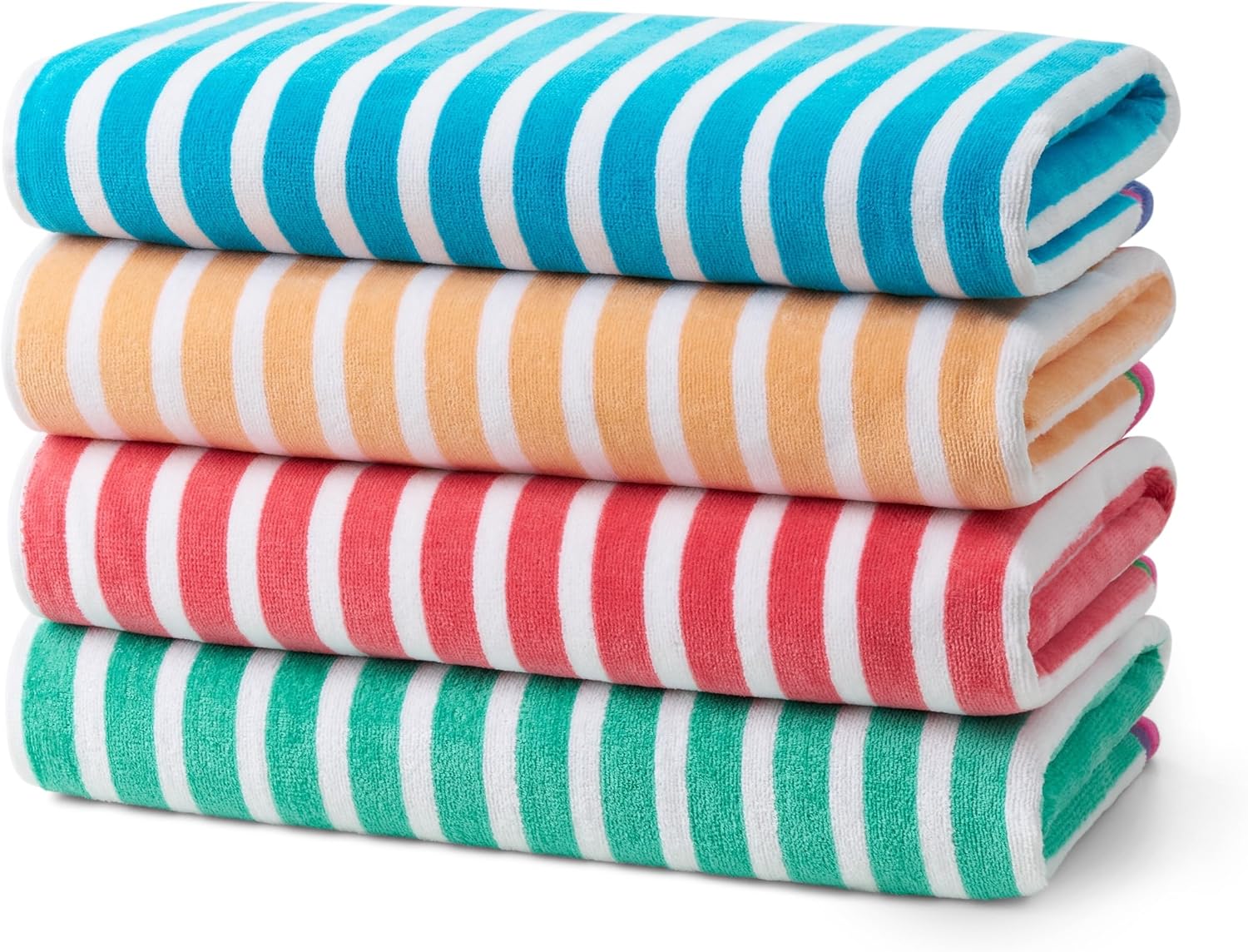 Colorful Racing Striped Beach  - Beach Towel Large 评论和价格